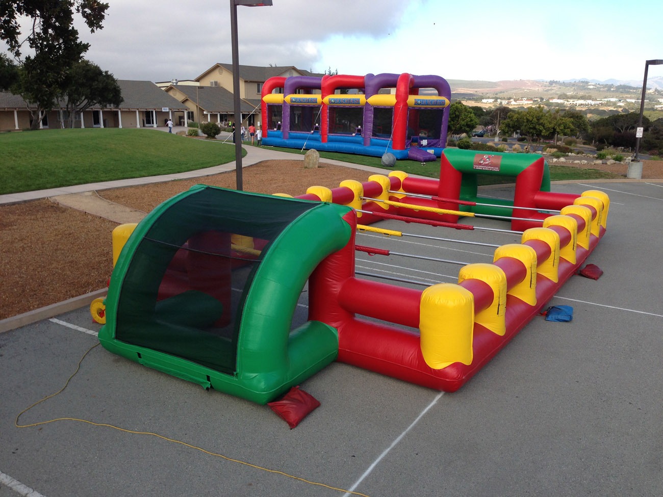Inflatable Human Foosball - Lets Party