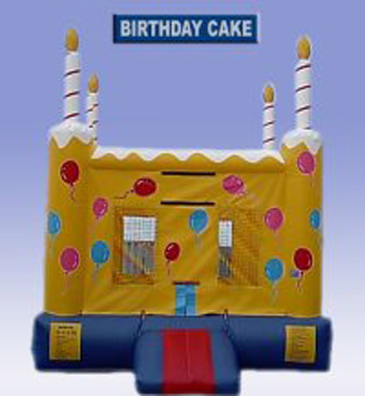 Birthday Cake Inflatable Bouncer
