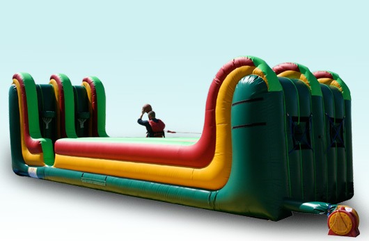 Rent our 2 Lane Inflatable Bungee Run Basketball for your next bay area event