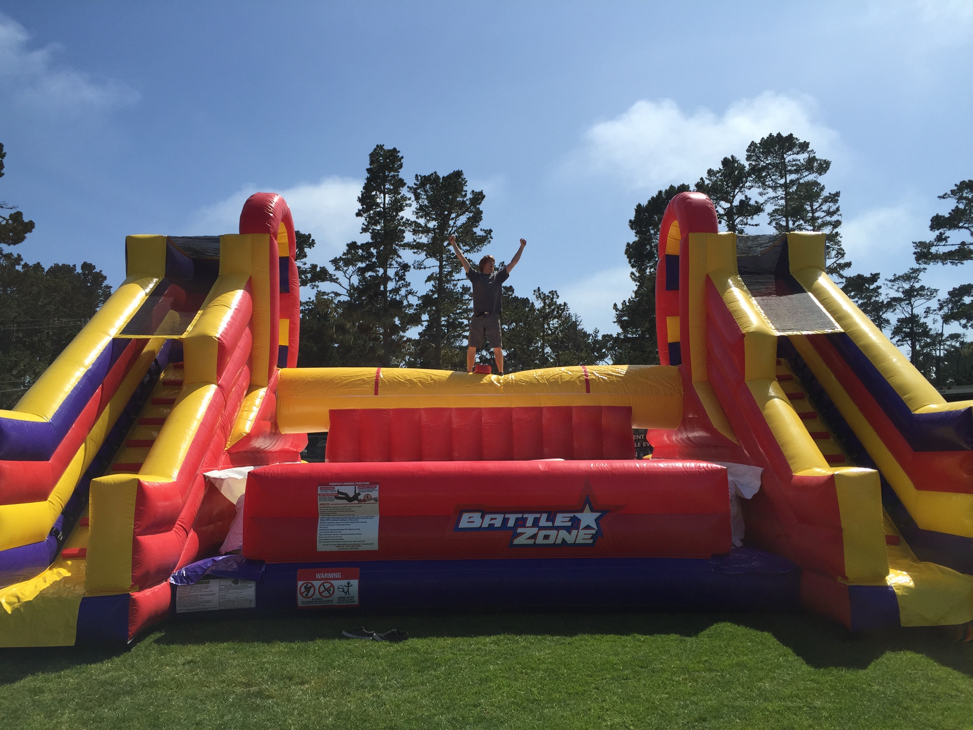 Inflatable Battle Zone Game