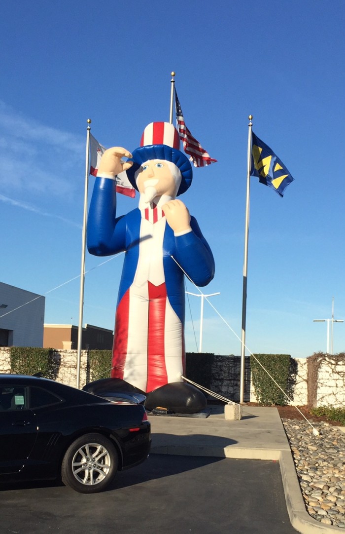 Inflatable Uncle Sam