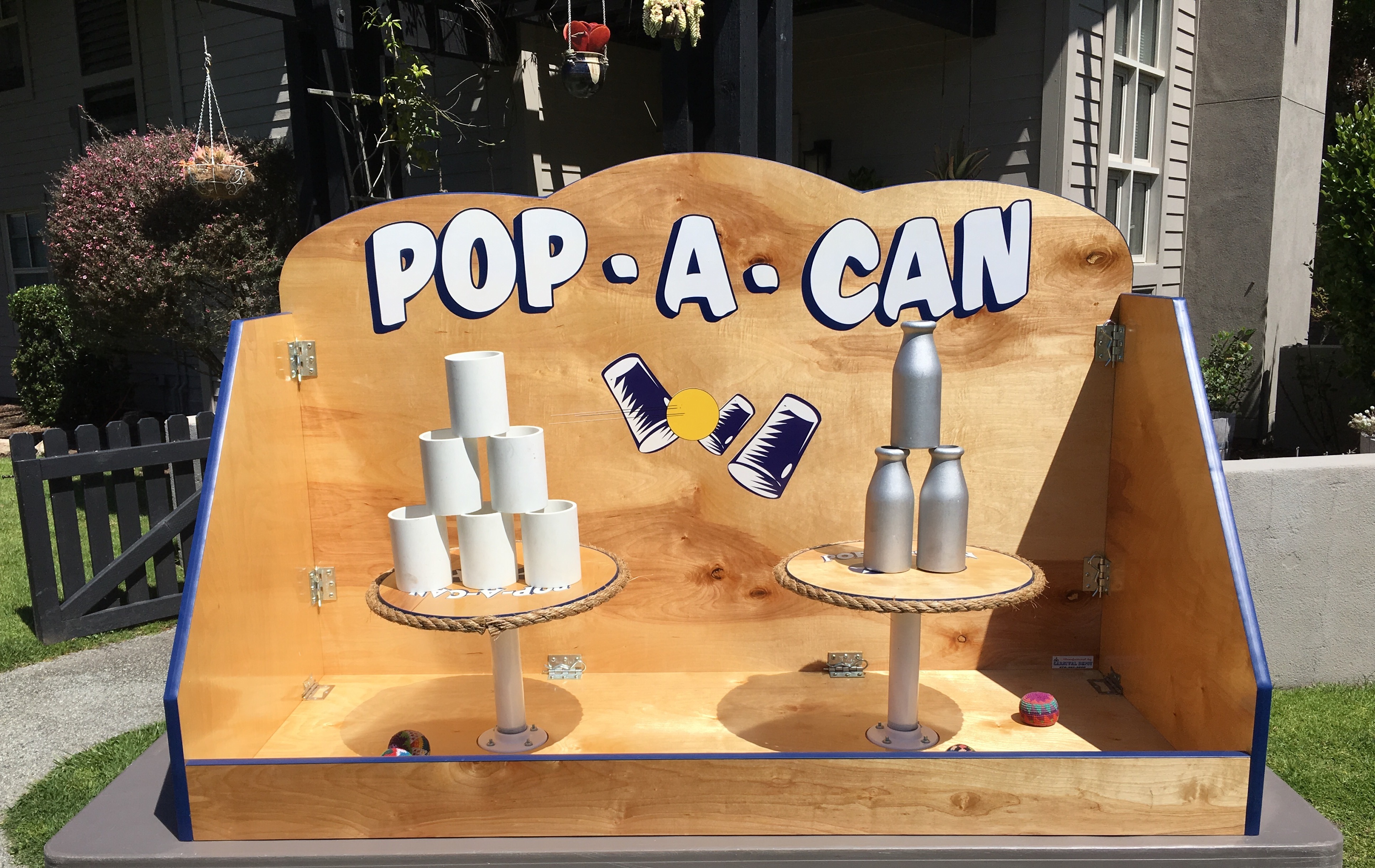 XXL Pop A Can Carnival Game Rental - Lets Party