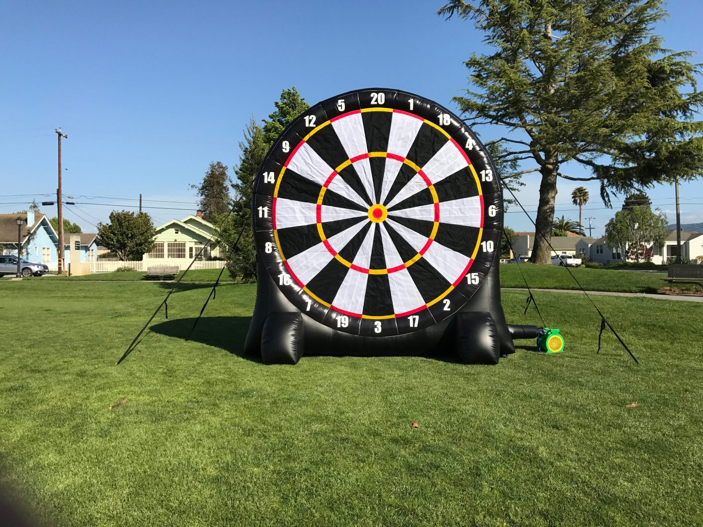 Inflatable Giant Soccer Dart Game Rental California