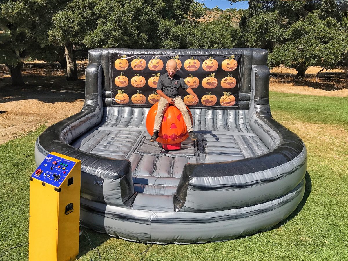 Bay Area Halloween Mechanical Bull Pumpkin Ride