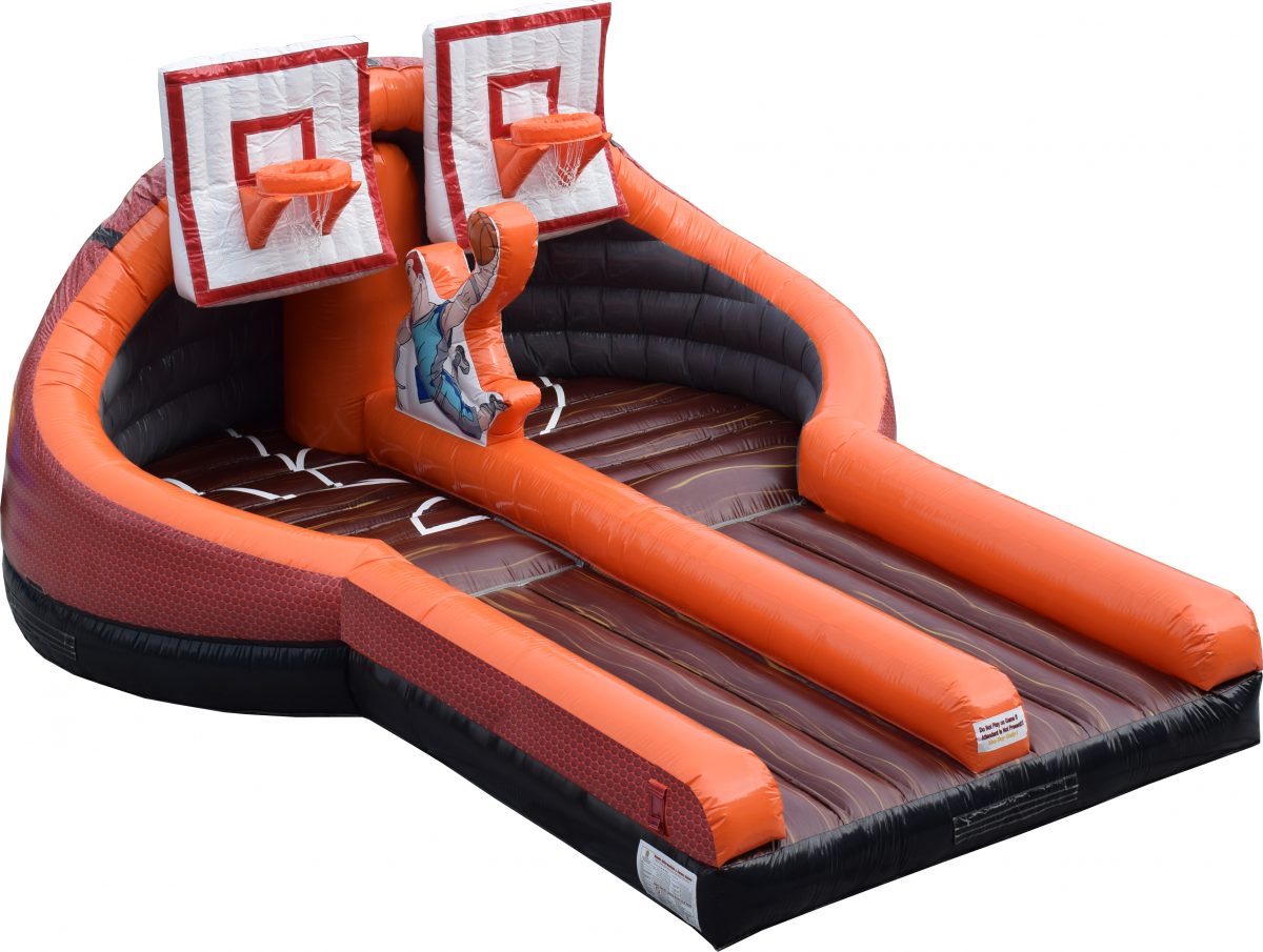Slam Dunk Inflatable Basketball Court Game