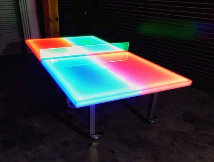 Glow Ping Pong Table
