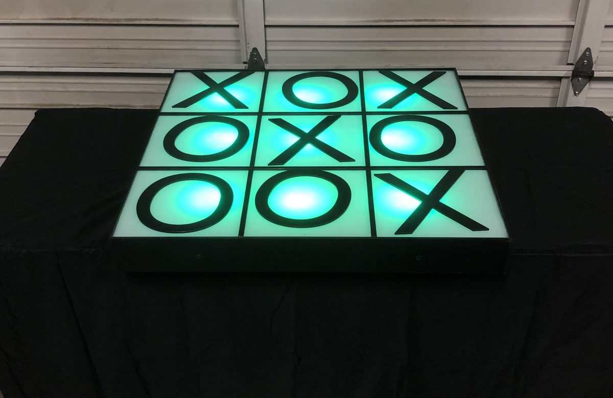 LED Tic Tac Toe Carnival Game, LED Games and Rentals