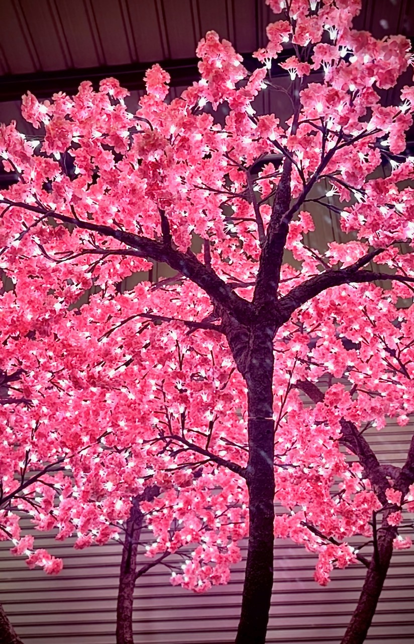 14-Ft Pink Jasmine Led Tree-Upper Canopy