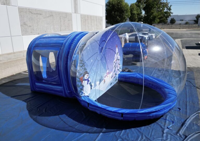 Magical Inflatable photo op snow globe