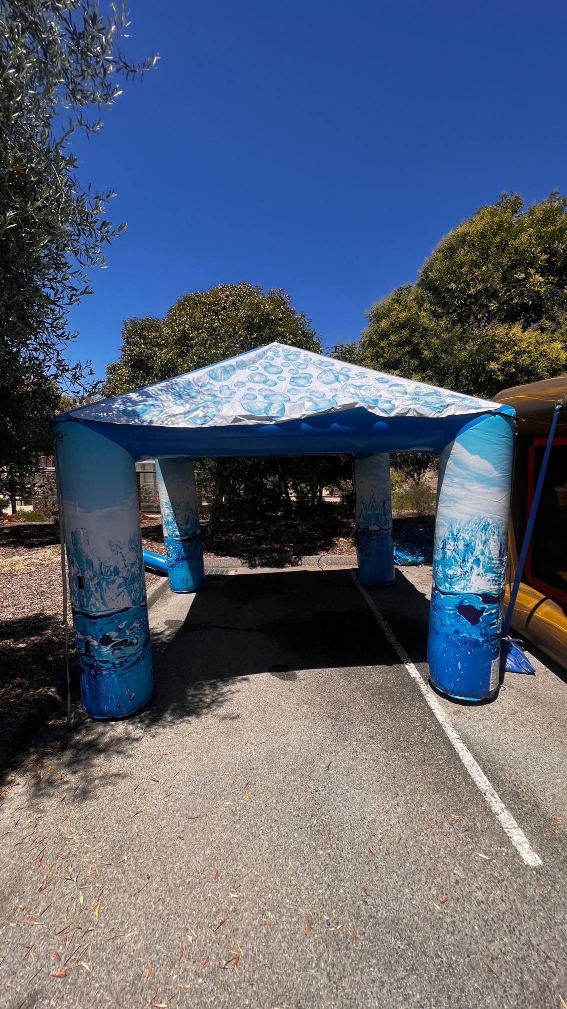 Inflated Misting Cooling Tent Rental